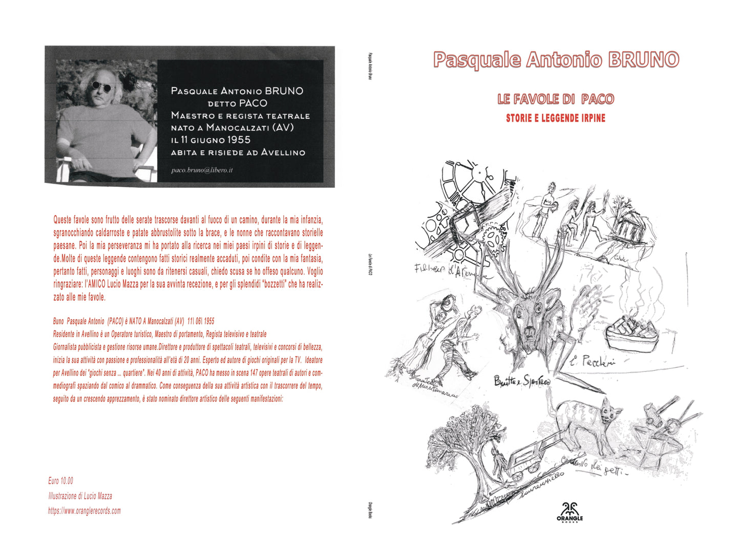 LIBRO ''Le favole di Paco. Storie e leggende irpine'' di P. A. Bruno