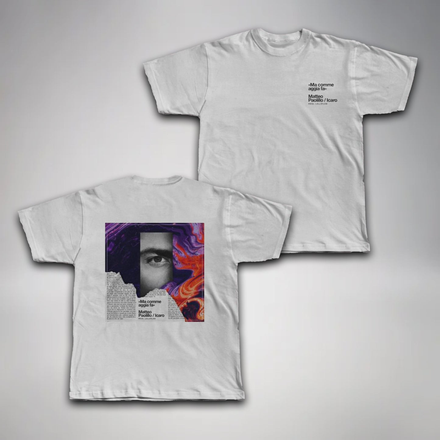 T-Shirt Matteo Paolillo "Ma come aggia fa" - Copertina