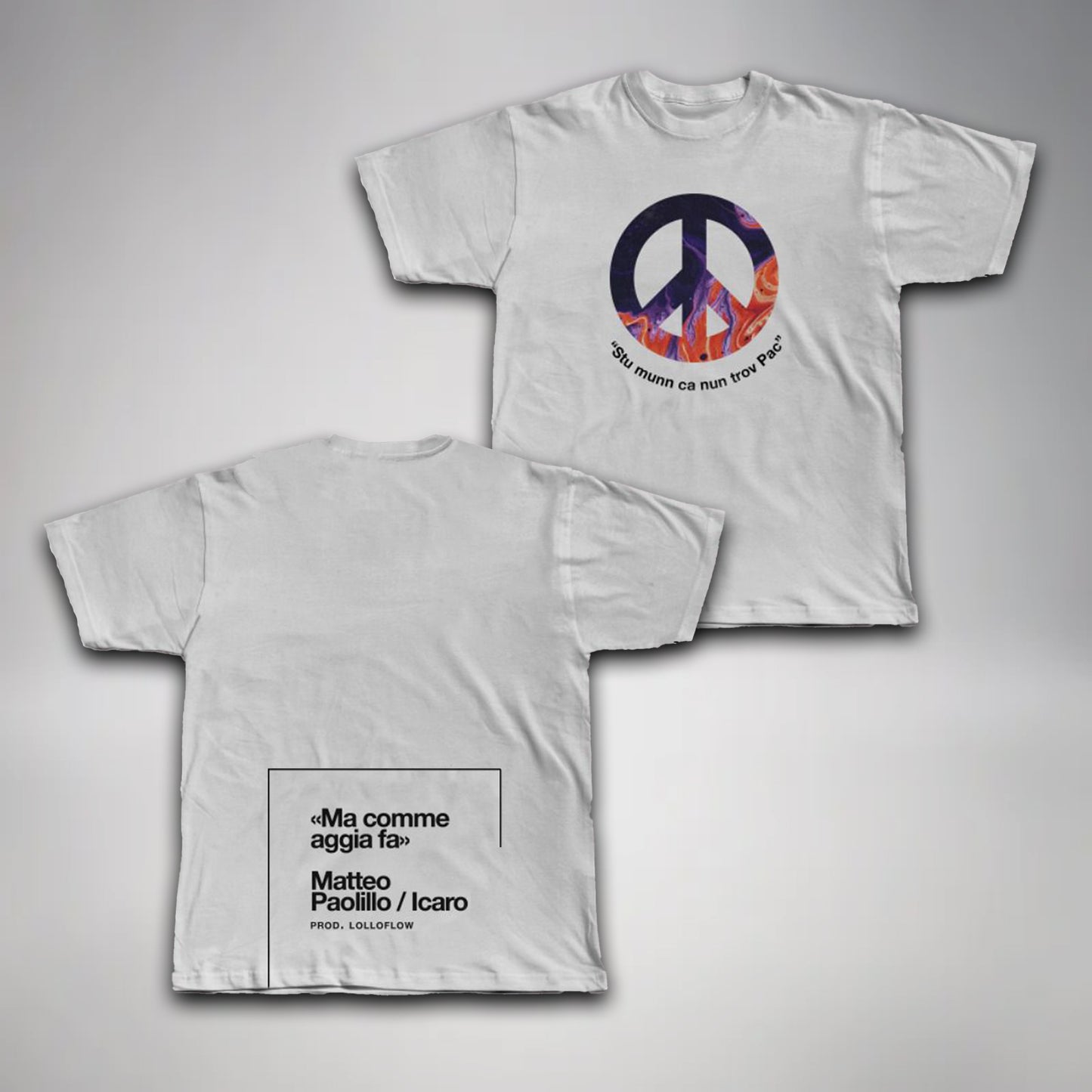 T-Shirt Matteo Paolillo "Ma come aggia fa" - Pace