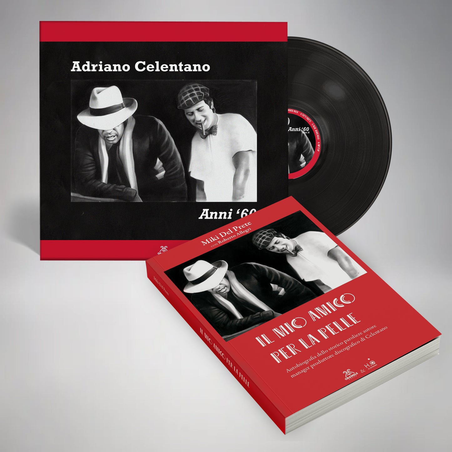 Bundle Adriano Celentano, Vinile "Anni 60" + Libro "Il mio Amico per la pelle"